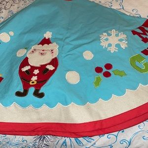 Land of nod Christmas tree skirt- gently used
